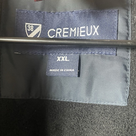 Cremieux Mens XXL Quilted Field Jacket Brown Corduroy Collar "38 Crest" Logo - Picture 6 of 16